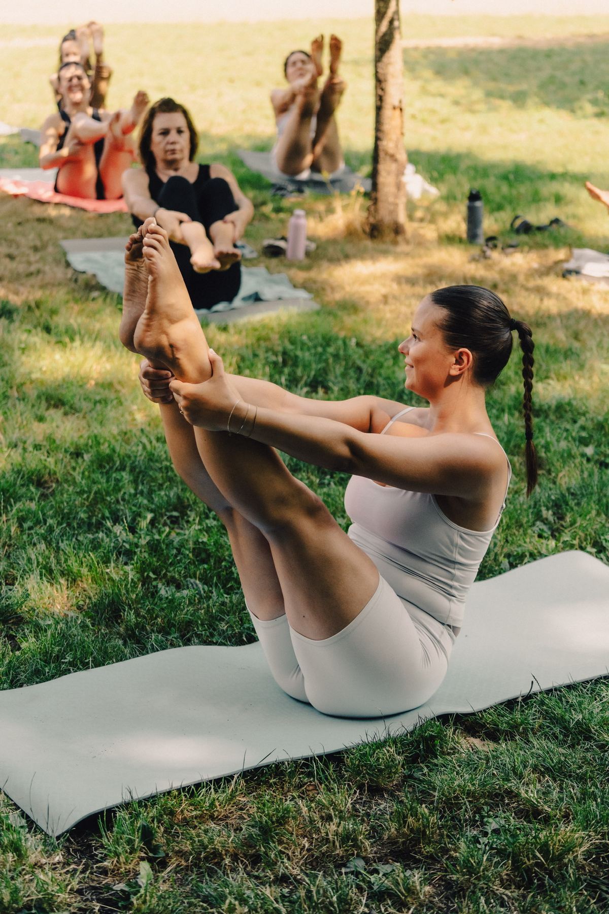 Carlotta in pratica pilates